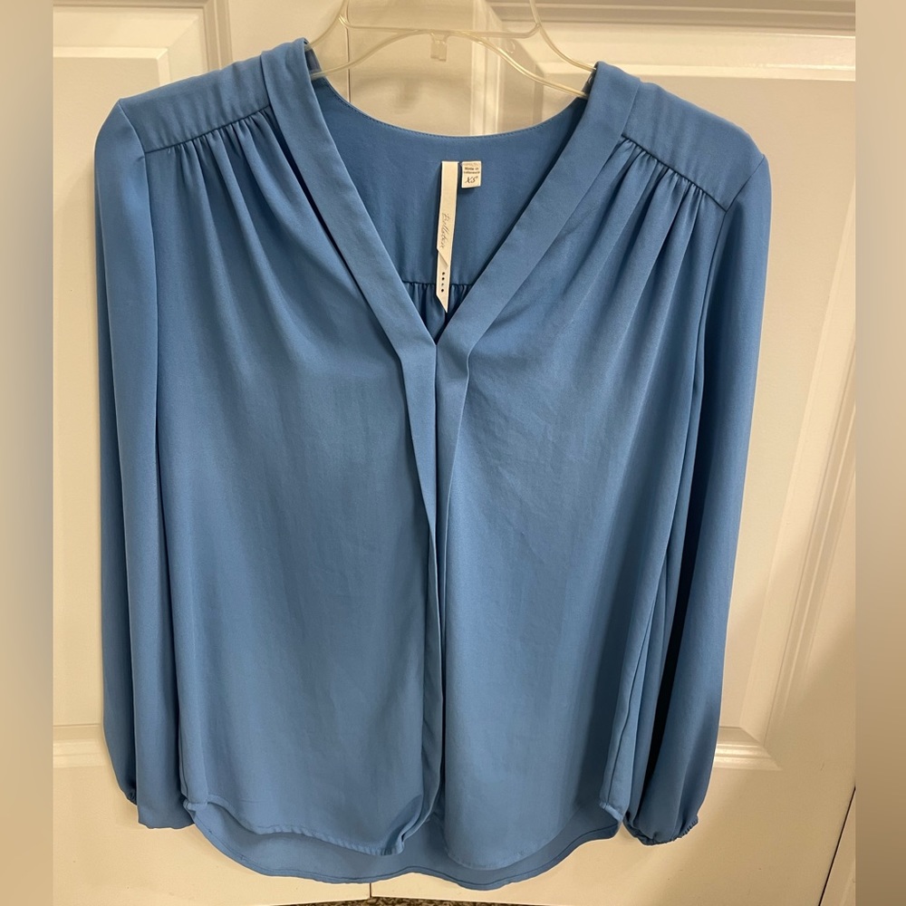 Nordstrom blue blouse size XS